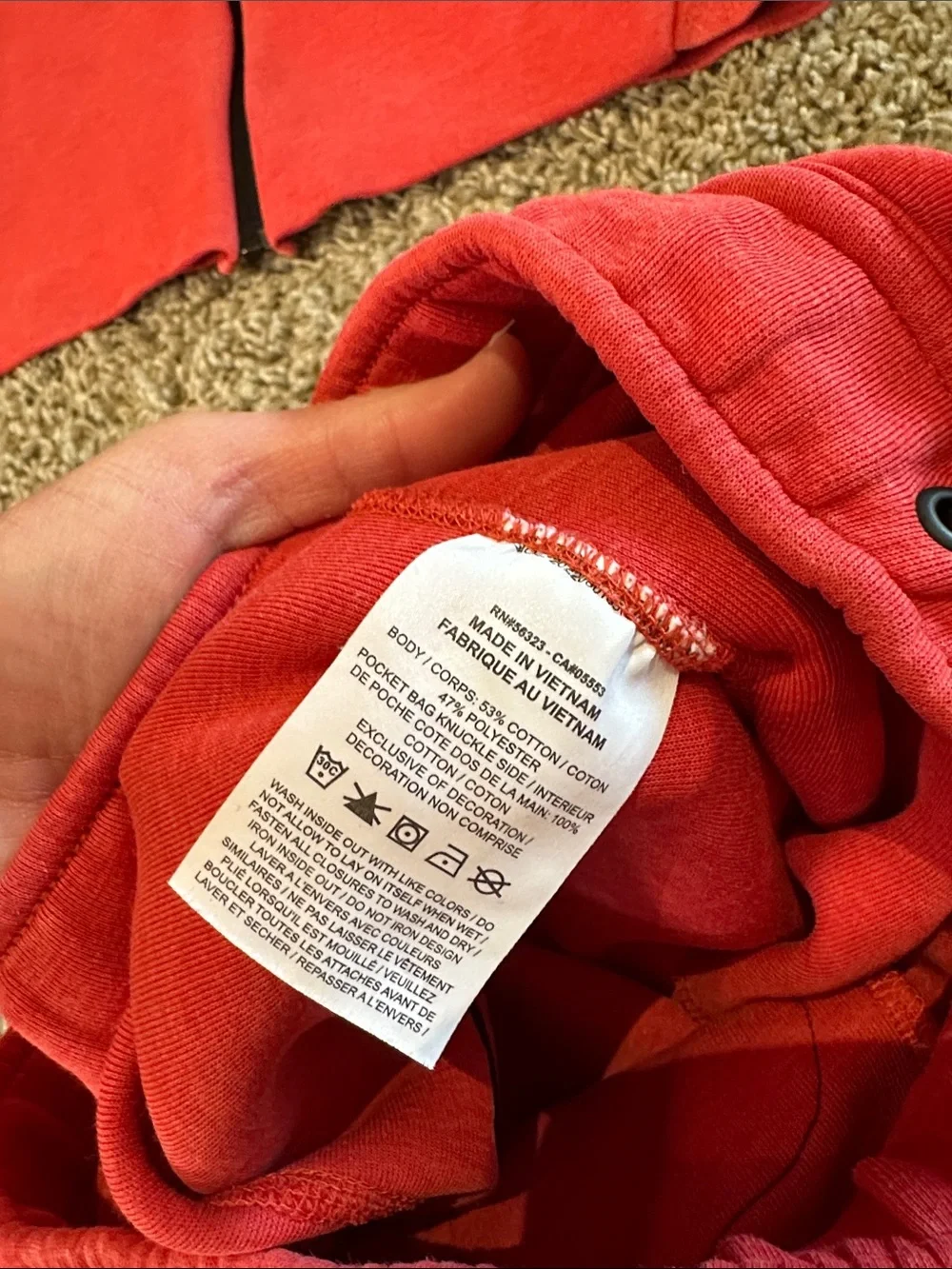 Nike Tech Kids Bright Red Hooded Zip Jacket & Joggers Set - Picture 4 of 16